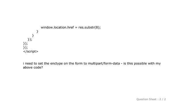 HTML : html form enctype on ajax смотреть онлайн