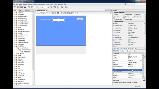 jLabel and jTextField смотреть онлайн
