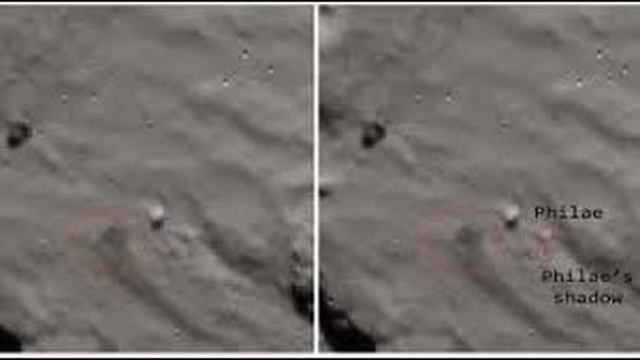 Comet lander: Camera sees Philae's hairy landing смотреть онлайн
