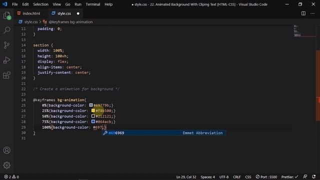 Animated Background With Pure HTML & CSS | No Javascript | DesignTorch смотреть онлайн