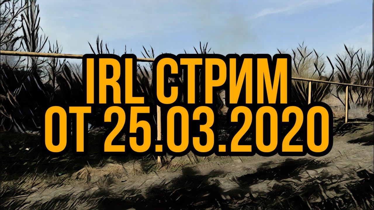 IRL стрим от 25.03.2020