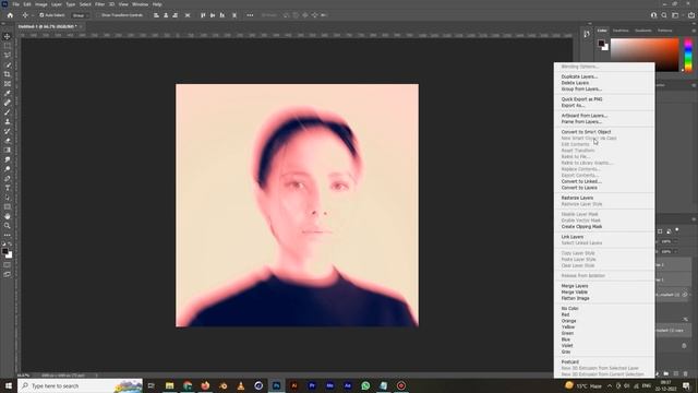 Smudge Gradient Map Blur Effect in Adobe Photoshop | Photoshop tutorial 2023 смотреть онлайн