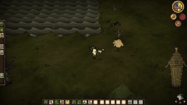 How to kill Pigmen super easily - Don't Starve смотреть онлайн