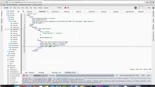 Wordpress Custom Theme and Website - #8 - Adding Search Functionality to your WordPress Site смотреть онлайн