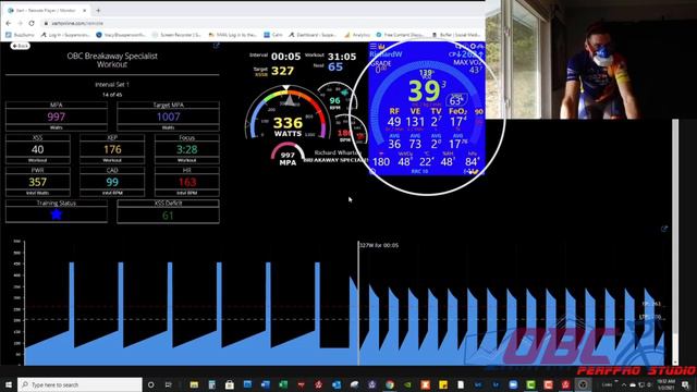 XERT 'SMART' INTERVALS AND WORKOUT SET TO A 5:00 XERT FOCUS смотреть онлайн
