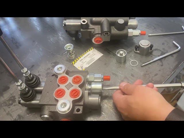 Установка фиксации положения ручки на болгарские гидрораспределители серии Р40 Р80. Секреты монтажа