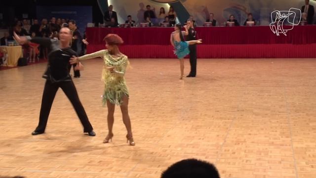 Poliansky - Akhmetgareeva, RUS | 2015 GS LAT Hong Kong R3 R | DanceSport Total смотреть онлайн