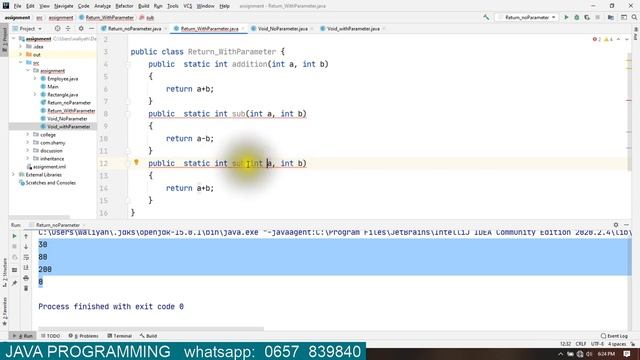 java programming return type method and non return swahili смотреть онлайн