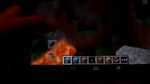 Как найти лаву в minecraft PE (pocket edition)