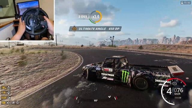 Ken Block’s 1977 Ford F-150 HOONITRUCK Gameplay (Steering Wheel + Shifter) смотреть онлайн