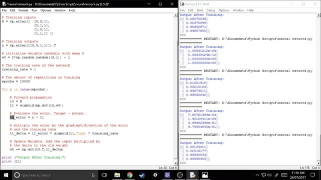 Road To AI 5 - Artificial Neural Network in Python смотреть онлайн