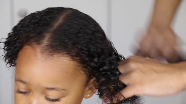 Ziya's *UPDATED* Curly Hair Routine | Easy Hairstyles For Toddlers
