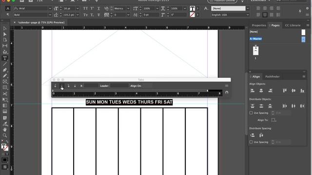 InDesign - Using Tab Ruler смотреть онлайн