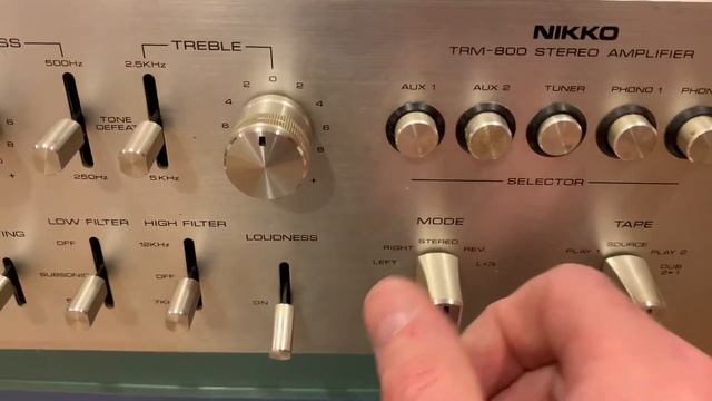 Nikko TRM 800 Amplifier смотреть онлайн