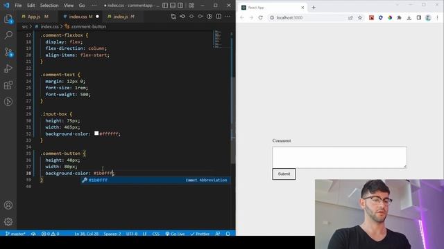 Create a Comment Section using React js CSS - Frontend Web Development смотреть онлайн