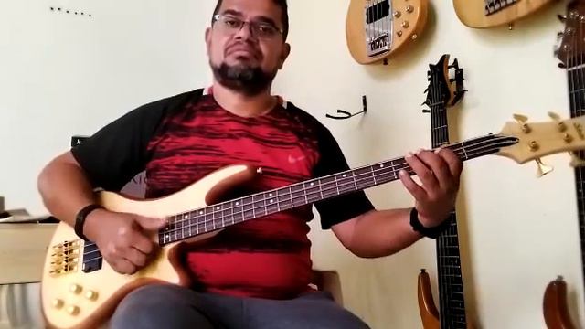 baixo schecter diamond séries custom 4 captação EMG circuito EMG todo original смотреть онлайн