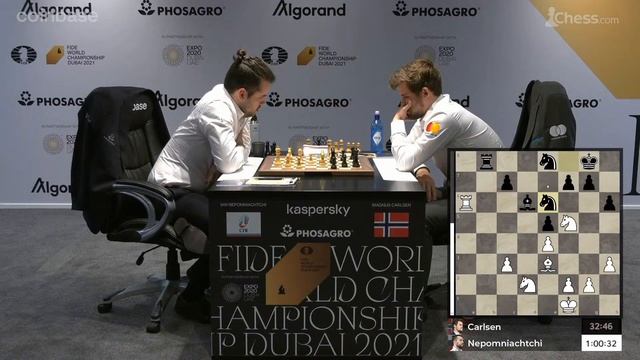 FIDE World Chess Championship Game 5 | Carlsen vs. Nepo смотреть онлайн