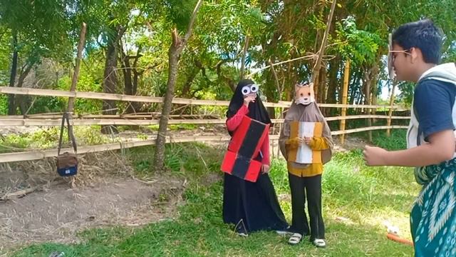 KELINCI DAN KURA KURA🐵🐸CONTOH DRAMA FABEL KELAS 7 смотреть онлайн