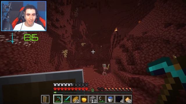 Playing Hardcore Minecraft with a HEART RATE MONITOR... смотреть онлайн