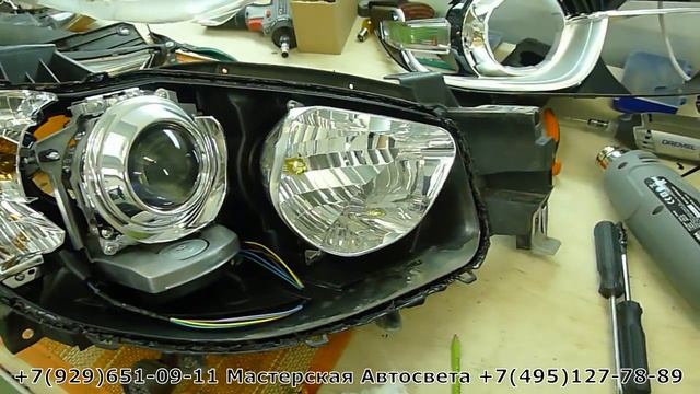 Mazda CX 5 ремонт фары, устранение причин и последствий запотевания фары смотреть онлайн
