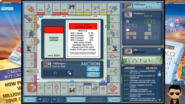 Let's play Monopoly by Parker Brothers смотреть онлайн