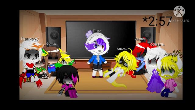 Реакция персонажей 《Undertale》на Санса из разных ав в Bad Apple (Ч.о) смотреть онлайн