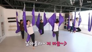 «RUN BTS» Аэройога (Часть 1), эпизод 158