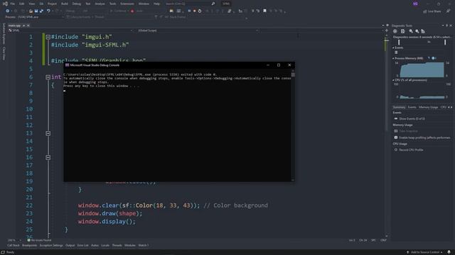 ImGui + SFML Tutorial - Install & Basics