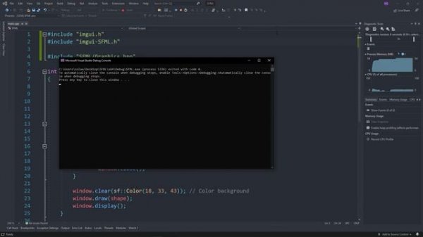 ImGui + SFML Tutorial - Install & Basics