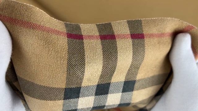 Ткань Замша принт Барбери смотреть онлайн