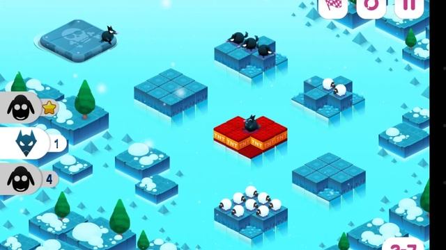 Divide by Sheep - 3 Stars Walkthrough - Ice World 2-7 смотреть онлайн