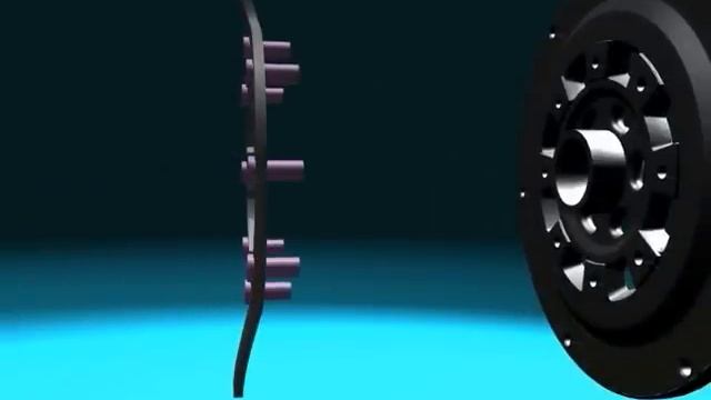 3D animation of dual mass flywheel смотреть онлайн