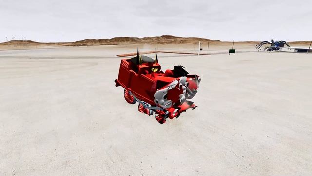 Big & Small Cursed Thomas the Tank Engine EXE Vs Triple Head Red Thomas the Tank - BeamNG.Drive смотреть онлайн