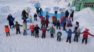 Флешмоб "Голубая лента-2018" МБДОУ "ЦРР-детский сад "Теремок"с. Александровское