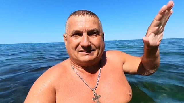 #Анапа. Сегодня 06.06.2023. Чёрное море. Пляж 300 Ступенек. Утро 9.00 Воздух 21. Море 16. Купание. смотреть онлайн