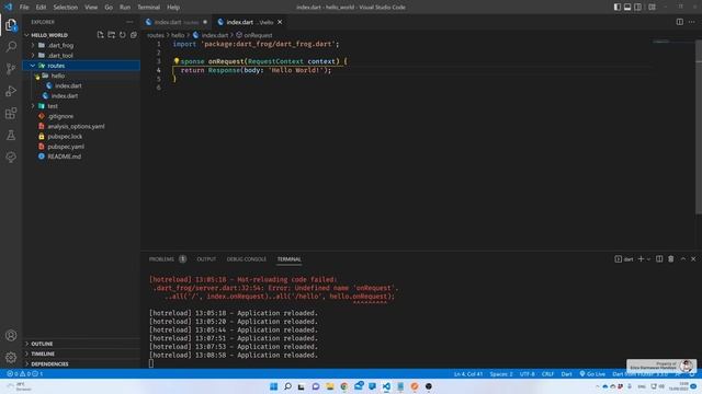 [4K] [Null Safety] DART FROG (BACKEND) - 02. Routes | Rute смотреть онлайн