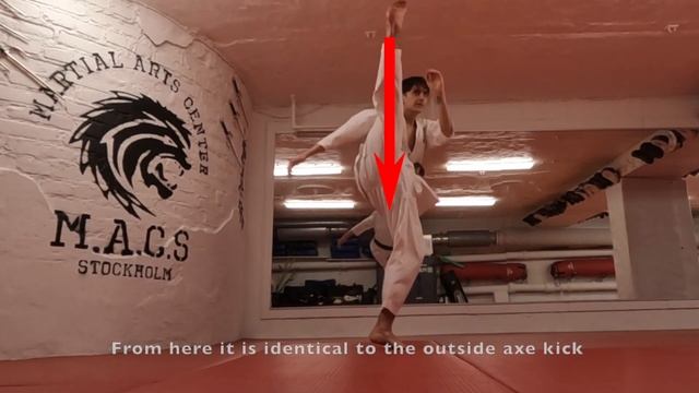 Kakato Otoshi Geri (Axe Kick) Tutorial | Full Contact Karate смотреть онлайн