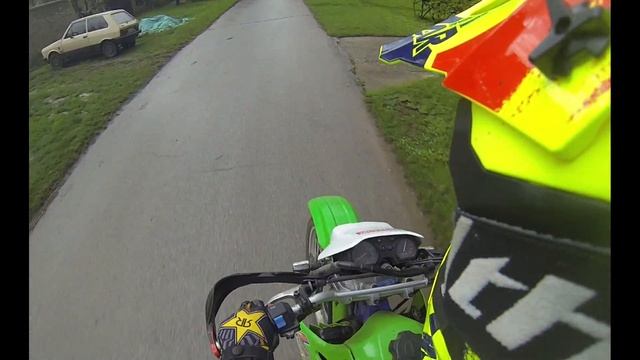 Yamaha WR 450F Kawasaki KLX 650 смотреть онлайн