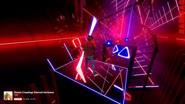 RIP AND TEAR - Doom Crossing / Eternal Horizons by The Chalkeaters - Beat Saber Darth Maul style смотреть онлайн