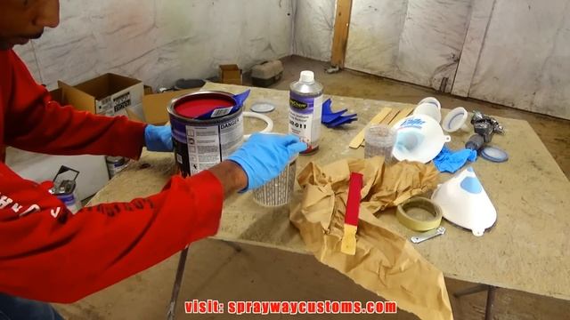 How To Mix And Spray A Colorshift Chameleon Pearl Paint Job - FLIP FLOP - OUTRAGEOUS - COLOR CHANGE смотреть онлайн