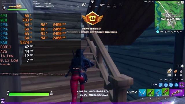 Core i3 7100U + Intel HD 620 = Fortnite [Win8.1] смотреть онлайн