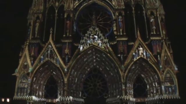 Notre-Dame de Reims 800 ans light show (complete) смотреть онлайн