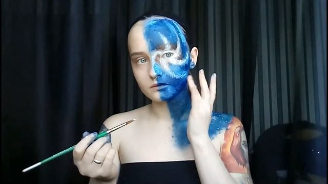 Космический грим \ Cosmic makeup✨ смотреть онлайн