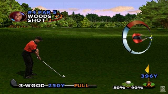Tiger Woods PGA Tour 2000 PS1 Gameplay HD смотреть онлайн