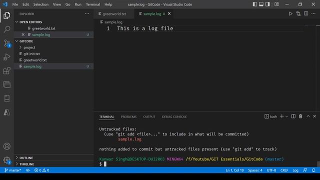 Using Git IgnoreFiles смотреть онлайн