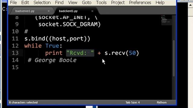 Python Server Pitches, Client Catches - Dos Env смотреть онлайн