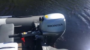 Лодочный мотор Honda 10 Работает как часы!!!