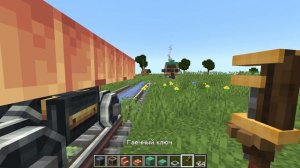 КАК ПОСТРОИТЬ ПОЕЗД В МАЙНКРАФТ В МОДЕ CREATE!