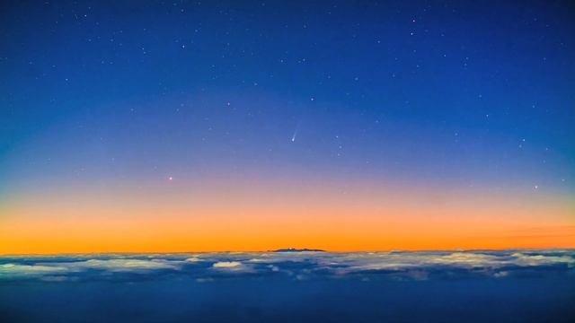 Comet ISON show from Teide observatory on Nov. 22nd, 2013 смотреть онлайн