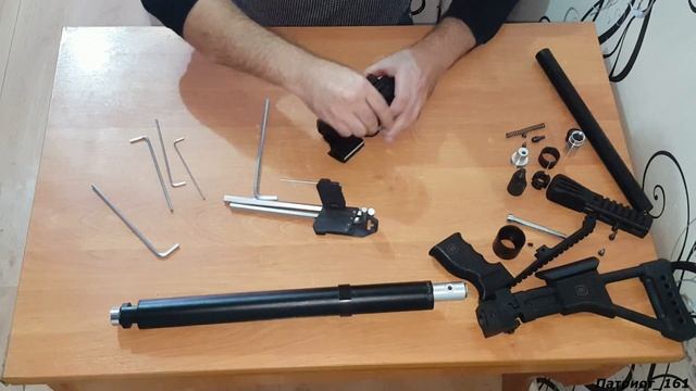 полная разборка винтовки пцп СНАЙПЕР от Крюгера, со складным прикладом смотреть онлайн